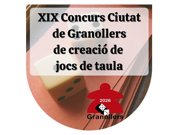 XIX Concurso Ciutat de Granollers de Creación de Juegos de Mesa