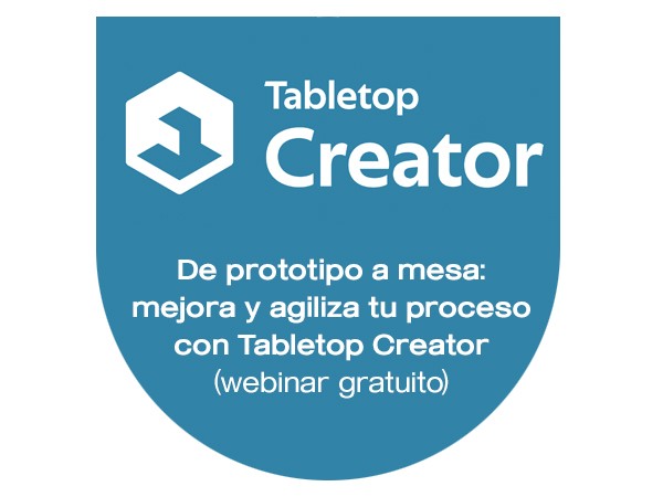 Webinar gratuito de Tabletop Creator